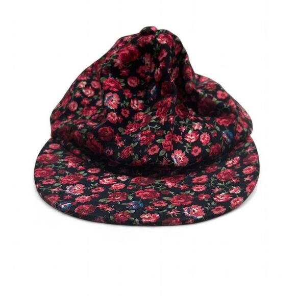 American Apparel Floral Roses Print Snapback Cap - Picture 1 of 8